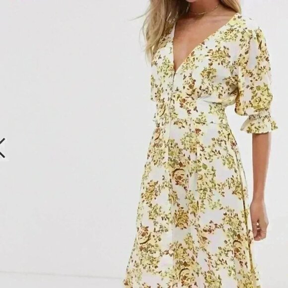 Faithfull rafa floral midi dress - Picture 4 of 10